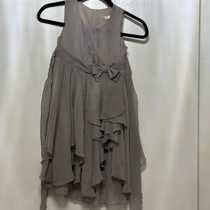 Elegant Gray Kids Formal Dress